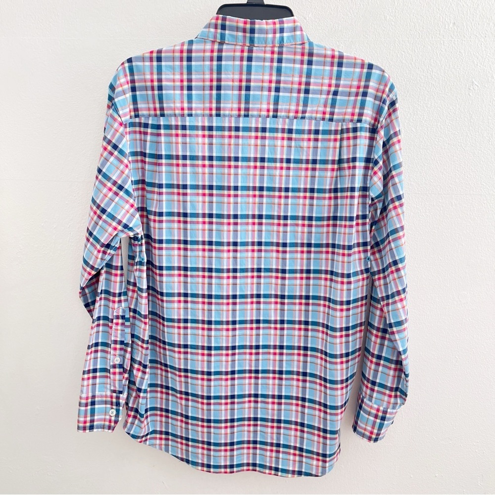 Tommy Bahama Mens Shirt Siesta Key Napa Check Blue Performance NEW - Picture 10 of 13